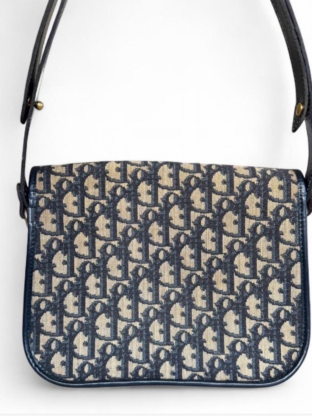 Christian Dior Trotter Monogram Canvas Flap Shoulder Bag. Comes with COA - Picture 4 of 16